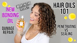 How to Properly Use Hair Oils for Curls  Curlsmith Bonding Oil Review [upl. by Ecneps122]