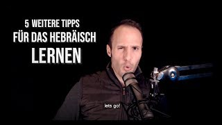 Hebräisch Lernen Tipps 2  schnell Hebräisch lernen [upl. by Laekim223]