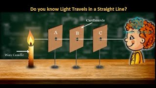 Do you know Light Travels in a Straight Line Science Experiment [upl. by Aniretac]