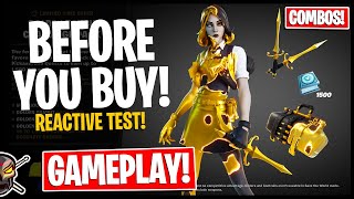 GOLDEN TOUCH CHALLENGE PACK Reactive Test  Before You Buy Fortnite Battle Royale [upl. by Hesky970]