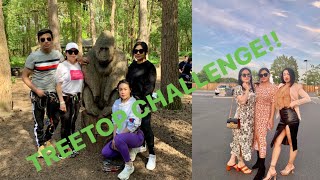 GO APE  Treetop challenge  First outing with friends after lockdown  Fun vlog  Nepali edintion [upl. by Chapa]