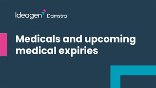 Product update  Medicals and upcoming medical expiries [upl. by Boak]