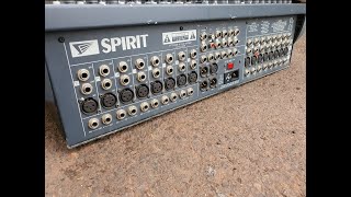 mixer soundcraft spirit lx7 england [upl. by Dyke]