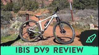 Ibis DV9 Carbon Hardtail Review in Sedona AZ [upl. by Apur]