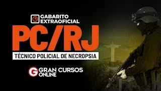 Gabarito Extraoficial PCRJ  Técnico Policial de Necropsia [upl. by Aicileb]