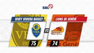 Vevey Riviera Basket vs Lions de Genève  Game Highlights [upl. by Gerstner]