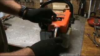 Stihl 031 AV chainsaw with bad oil pump [upl. by Car]