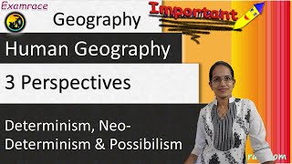 Determinism Ratzel NeoDeterminism and Possibilism Blache  3 Perspectives in Human Geography [upl. by Leesen]