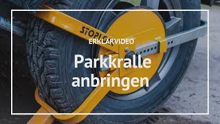 Wie bringe ich eine Parkkralle an KULBA [upl. by Conias]