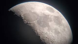 Moonstruck  Moon through Celestron Powerseeker 114EQ Newtonian Telescope [upl. by Vic200]