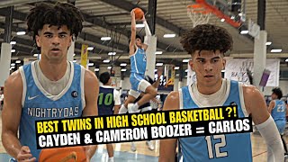 Carlos Boozer Twins Cayden amp Cameron Are TOP SOPHOMORES IN THE COUNTRY EYBL Session 2 Highlights [upl. by Aynotal]