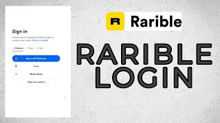 How to Login Into Rarible [upl. by Recha28]