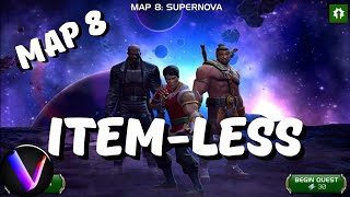 AQ Map 8 Itemless tips and techniques  Shadenfreude Combat Deja Vu Footloose Show Stopper MCoC [upl. by Gierk255]