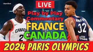 France vs Canada Olympic Quarterfinals LIVE Reaction [upl. by Santos]