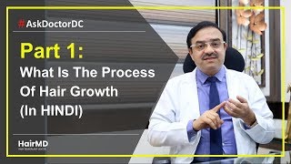 What Is The Hair Growth Process  HairMD Pune  In HINDI  Pt 1 [upl. by Aiyot]