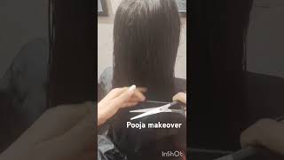 State haircut tutorial poojamakeover short video ☺️☺️ [upl. by Nnazil159]