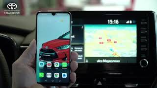 Jak połączyć nasz telefon z Toyotą Bluetooth  Android AutoampApple Car Play [upl. by Sleinad]