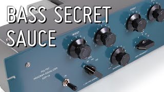 The history of the Pultec EQ low end trick [upl. by Dolan961]