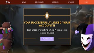 Albion Online  How To Link Twitch Account [upl. by Nester]