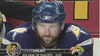 Chris Drury GAME TYING Goal  Game 5 2007 ECSF Sabres vs Rangers [upl. by Htebazileharas]