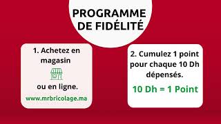 Fidélité MrBricolage Maroc [upl. by Kcirdek]