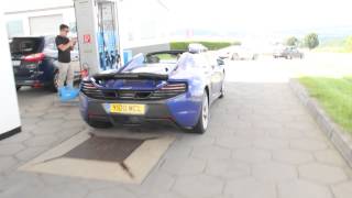 McLaren 650S Spider startup amp acceleration Lovely Sounds [upl. by Vitoria896]