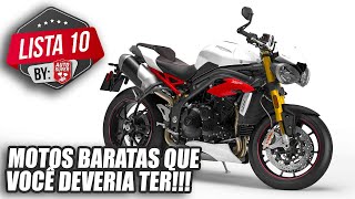 10 MOTOS QUE VOCÊ DEVERIA TER E QUE SÃO BARATAS acessível [upl. by Lrae717]