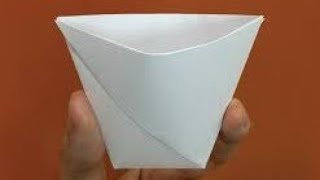 How To Make A Paper Cup That Holds Water HD [upl. by Denn]