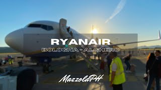 RYANAIR Malta Air  BOLOGNABLQ  ALGHEROAHO [upl. by Nhtanhoj194]