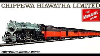 Rivarossi quotMilwaukee Roadquot Steam Locomotive 6139 with quotChippewa Hiawatha Limitedquot Passenger Train [upl. by Schilit]