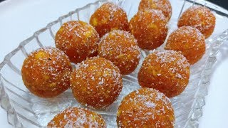 গাজরের লাড্ডু  Gajorer laddu Recipe  Carrot laddu [upl. by Ailecec81]