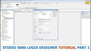 Studio 5000 Logix Designer Tutorial Part 1  Rockwell Automation [upl. by Delores]