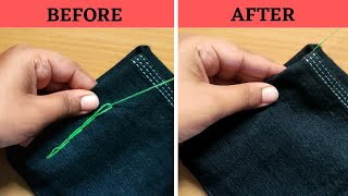 How to Hand Sew a Hidden Stitch or Invisible stitch [upl. by Ahcsropal781]