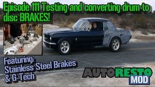 Episode 111 Drum to disc conversion and testing Autorestomod [upl. by Smitty50]