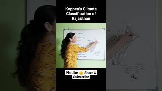 Koppens Climate Classification of Rajasthan rajasthangk rajasthangeography ras rpsc [upl. by Lanrev]