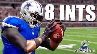 MADDEN 24 Superstar Mode  8 INTS In NFC CHAMPIONSHIP CB Gameplay [upl. by Ajiat]