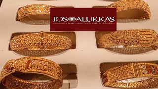 Jos Alukkas Latest Bangles Collections [upl. by Tanner318]