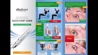 Scleral Tonometer DIATON Instructional Video Tonometry Through Eyelid and Sclera [upl. by Trebled]