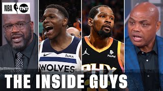 Inside the NBA Reacts To Timberwolves SWEEPING The Suns In Round 1 of the NBA Playoffs  NBA on TNT [upl. by Ciredec]