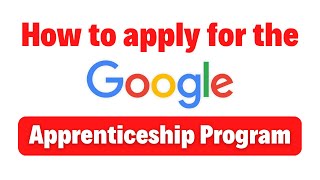 how to apply for google apprenticeship program  google apprenticeships  thewodm [upl. by Raviv]