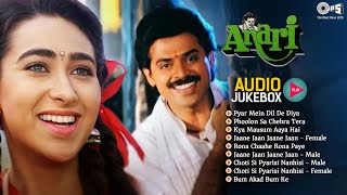 Anari Movie All Songs  Venkatesh amp Karisma Kapoor  Bollywood 1993 Old Movie Songs  Audio Jukebox [upl. by Aneetsyrk327]