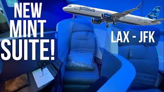 New Mint Suite  Flying from LAX to JFK on JetBlues New A321neo [upl. by Huber]