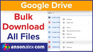 Download Entire Google Drive Folder to Computer [upl. by Schapira]