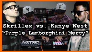 Purple Lamborghini Mercy  Skrillex  Kanye West MASHUP [upl. by Nahum]