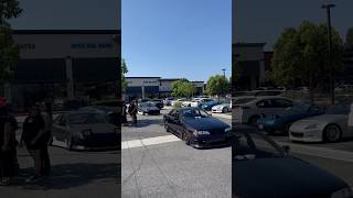 Nissan R32 GTST amp S13 leaving cars and coffee [upl. by Bakemeier481]