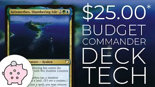 Arixmethes Slumbering Isle  EDH Budget Deck Tech 25  Tribal  Magic the Gathering  Commander [upl. by Adlei]