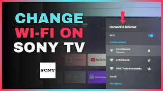 Sony BRAVIA  How to connect the BRAVIA TV to a wireless network [upl. by Nnaynaffit283]