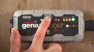 How To Jump Start A Car Battery  NOCO Genius Boost GB30 UltraSafe Lithium Jump Starter [upl. by Elehcor]