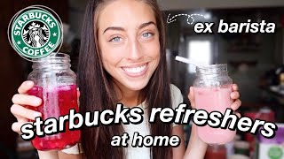 How To Make Starbucks Refreshers at home revisited by an exbarista [upl. by Newel]