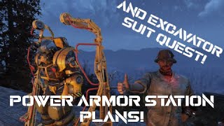 Fallout 76 Guide Where to find Power armor station plans [upl. by Cleti]